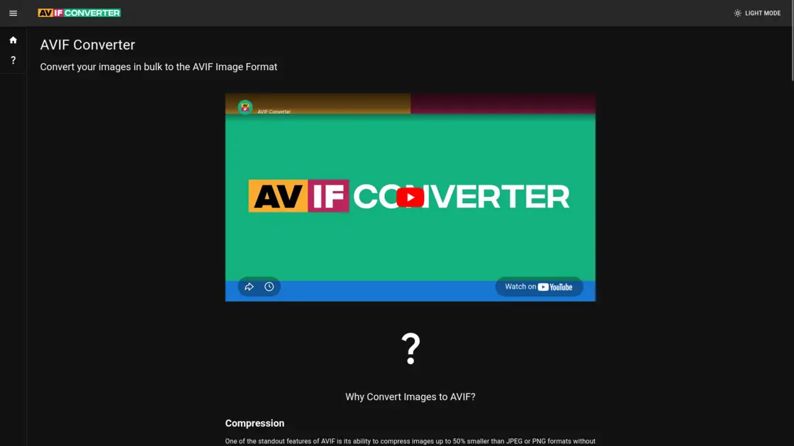 avifconverter.app Home Page