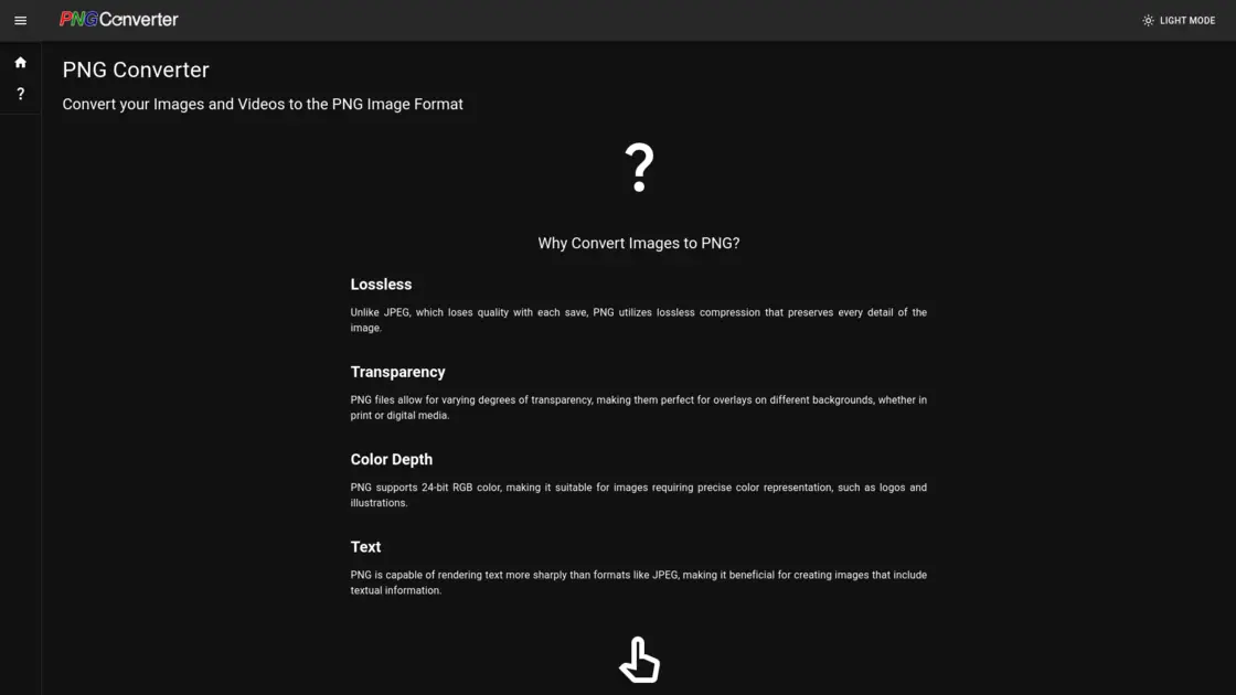 PNGConverter.app Home Page